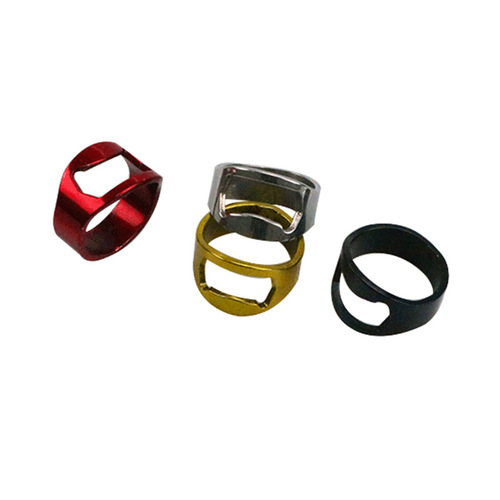 Creative stainless steel ring finger ring pull can finger monument wine opener beer can opener soda drink starting tool