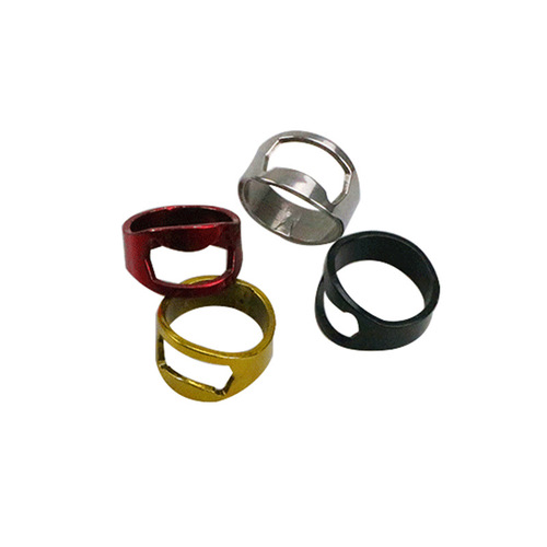 Creative stainless steel ring finger ring pull can finger monument wine opener beer can opener soda drink starting tool