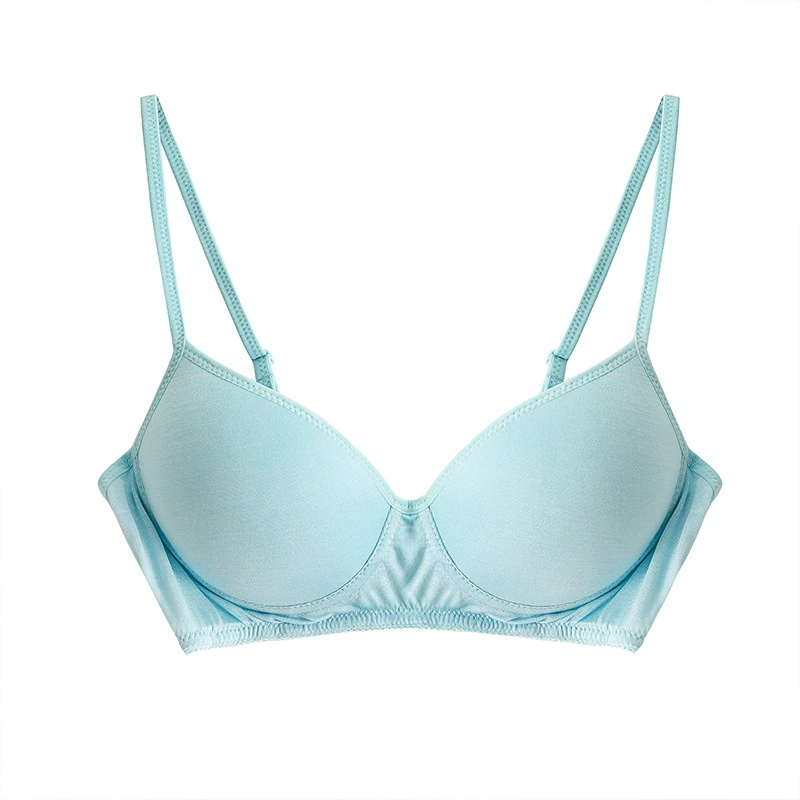 Wireless Sports Bra for Teens, Silk‑Like Thin Comfort, Seamless 2–10 Sizes