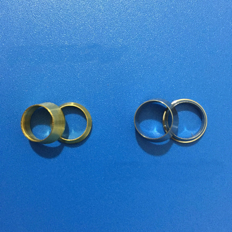厂家推荐不锈钢卡套接头配件 不锈钢双卡环 黄铜双卡环