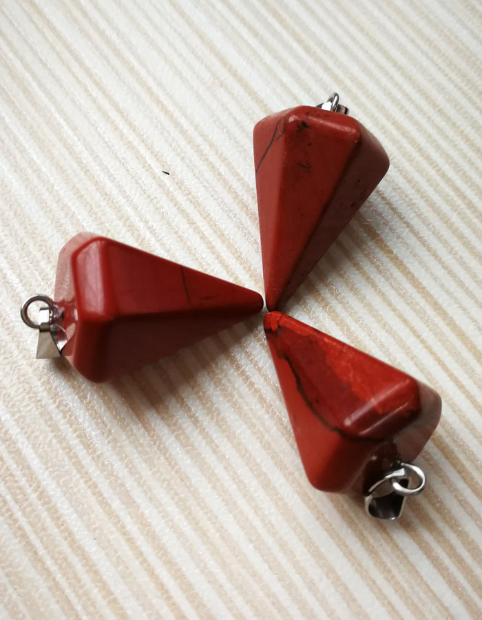 Ebay deseo piedra natural cristal ágata facetado cónico hexagonal columna espíritu Péndulo collar colgante Péndulo