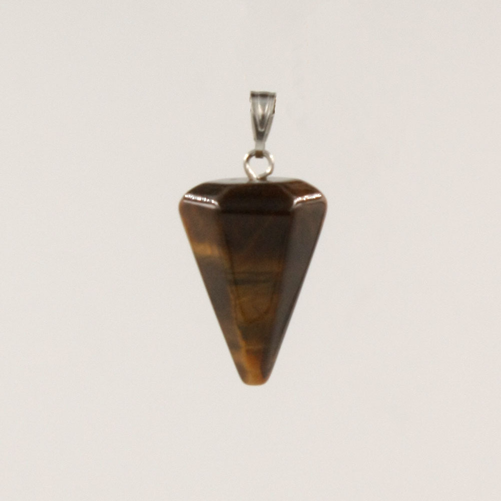 Ebay deseo piedra natural cristal ágata facetado cónico hexagonal columna espíritu Péndulo collar colgante Péndulo