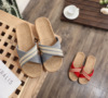 Slippers suitable for men and women for beloved indoor, slide, cotton and linen