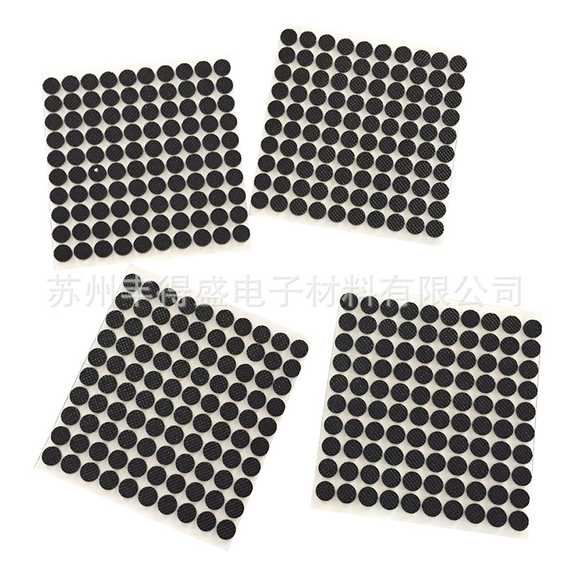 厂家直销 圆形网格橡胶垫 自粘格纹橡胶止滑垫 橡胶脚垫 橡胶垫