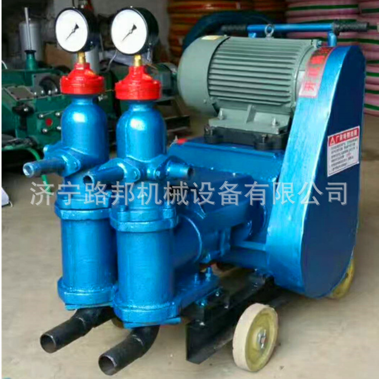 双杠灰浆泵 高速搅拌真空压浆机 用于公路水泥地浇灌