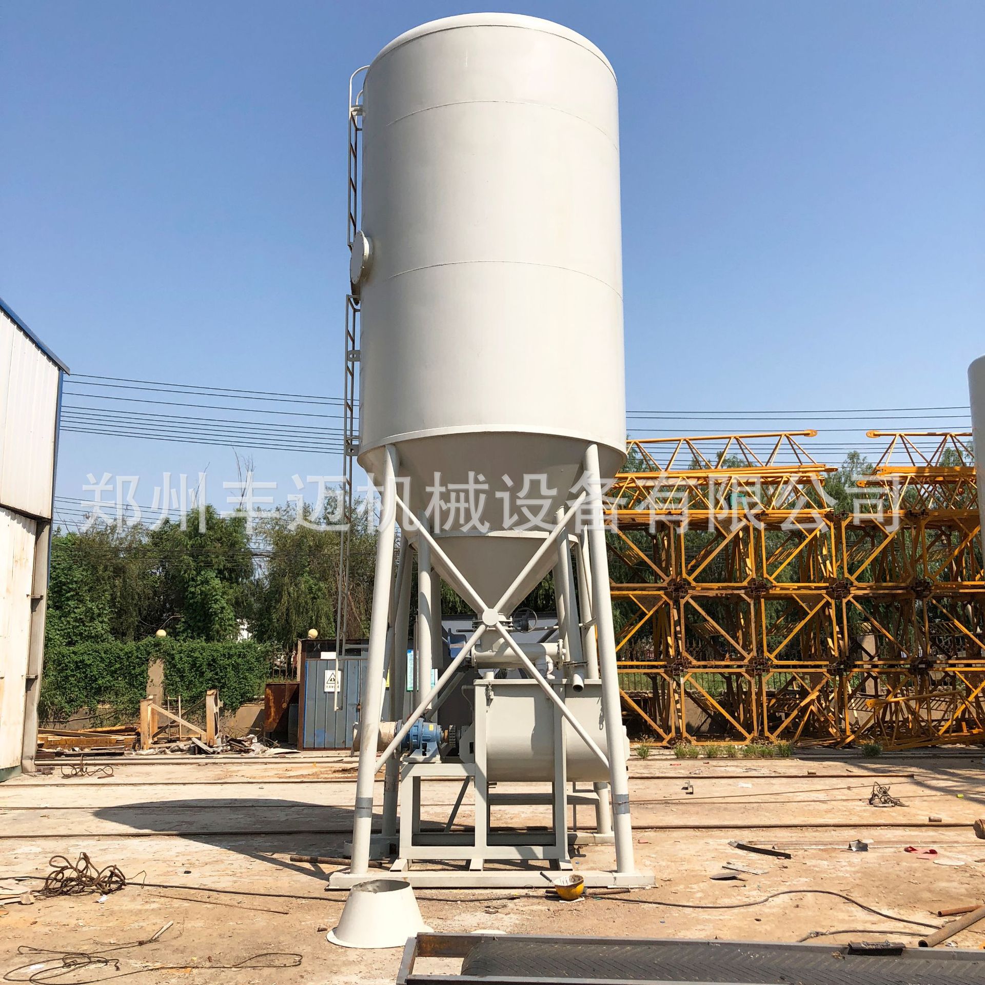 散装干混砂浆搅拌罐 混凝土搅拌储料罐 自动计量水泥搅拌罐