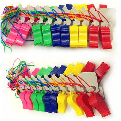 Sporting Goods colour Fan Whistle Whistle children Toys Cheer Refuel sports meeting Referee Plastic whistling