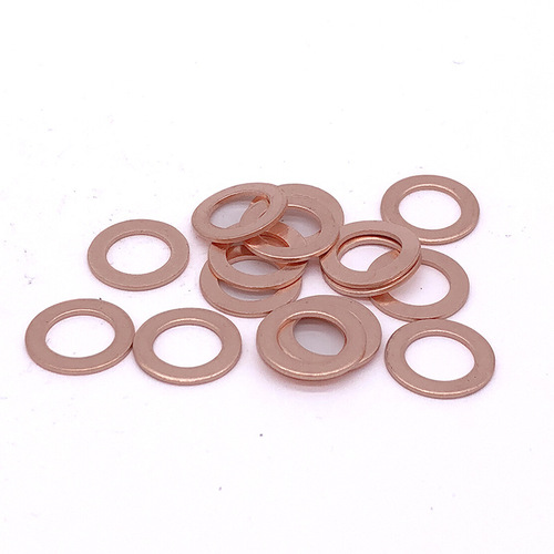 Copper Flat Washer Shipboard Gauge Seal Ring Copper Washer Copper Flat Washer Ring