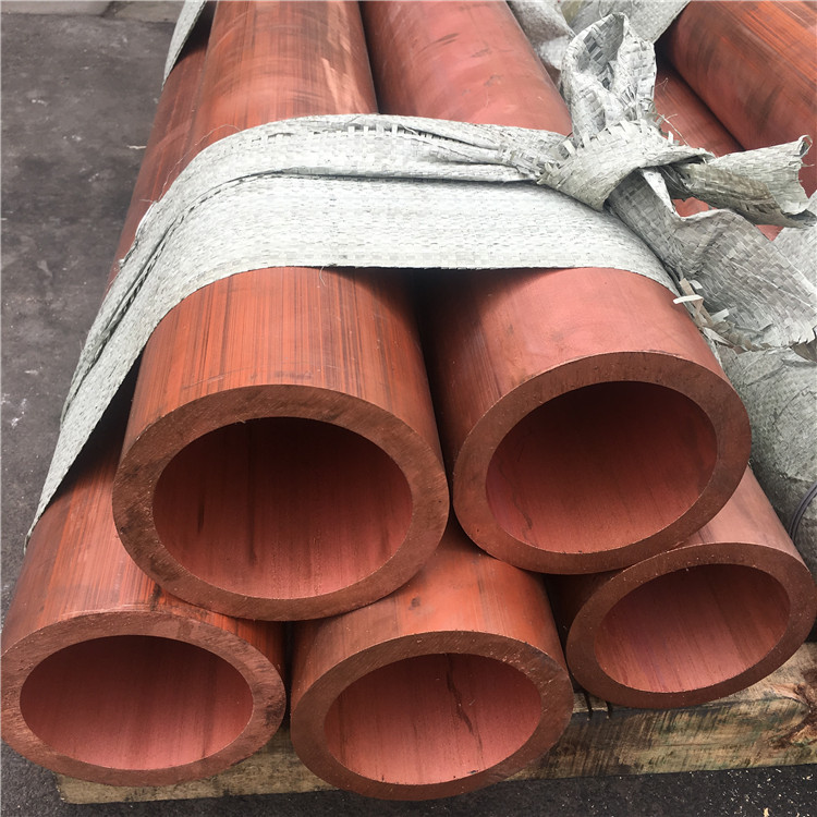 专营现货t2紫铜盘管40*5  80*5 75*12.5  100*10大口径厚壁紫铜管