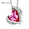 Necklace, universal crystal pendant, European style, simple and elegant design, wholesale