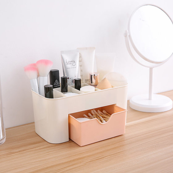 Multifunctional desktop drawer storage cabinet color cosmetics storage box household supplies cosmetic box wholesale