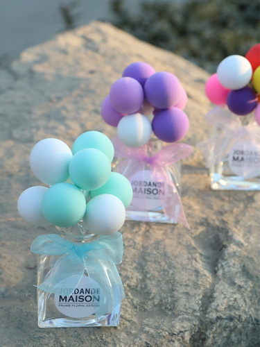 Manufacturer car perfume aromatherapy bottle plug-in without base confession balloon ornaments cute creative car perfume holder