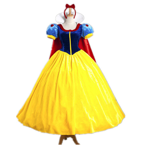 S-4XL size Halloween cosplay costume adult Snow White dress stage costume dropshipping