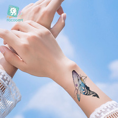 Cross-border new waterproof small fresh tattoo stickers colorful beautiful tattoo stickers ins style body painting water transfer stickers