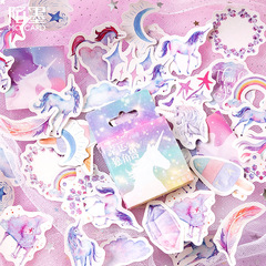 Moe Mochi Box Sticker Lucky Unicorn Notebook Album Decor Sticker Book Cover Sticker DIY Sticker 45 Pieces