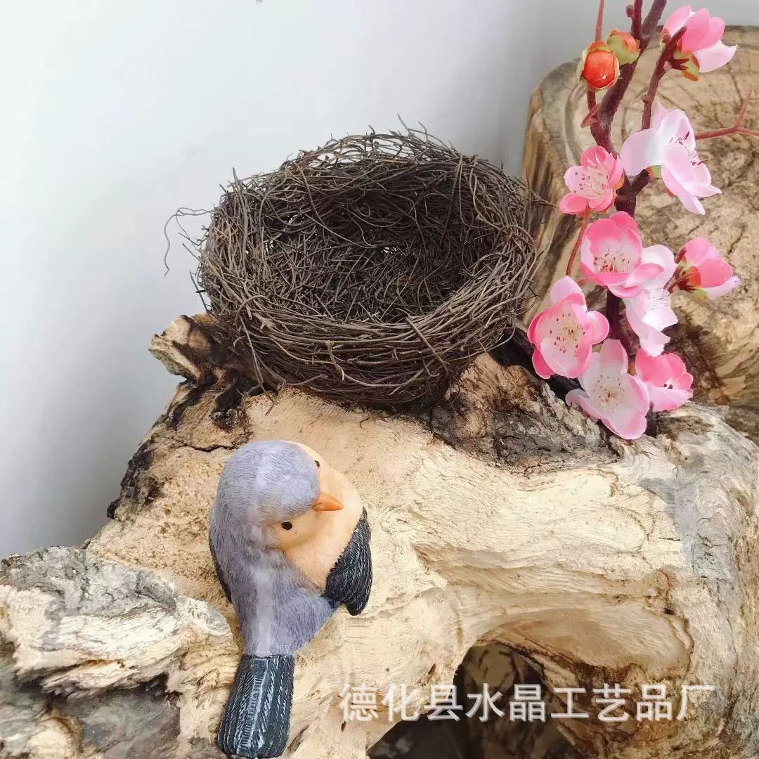 Птичье гнездо из ротанга Птичье гнездо Реквизит для стрельбы Жаба из ротанга Ремесла из ротанга Украшение дома Висячие украшения