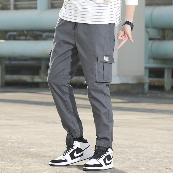spring Japanese men's trend cotton sports trousers for leisure