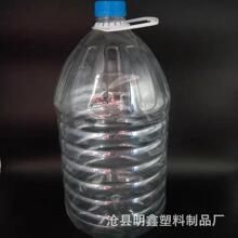 厂家批发10升圆桶尿素液 尾气处理液透明PET塑料油壶 带提手酒壶