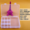 Storage box, transparent accessory, wholesale, 10 cells, 15 cells, 24 cells