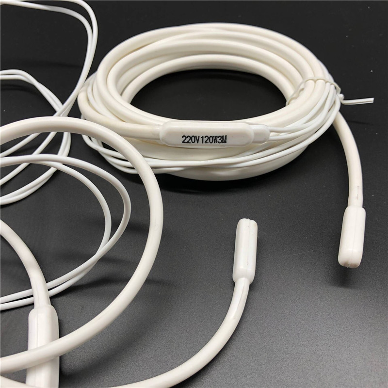 冰箱冷库门化霜解冻加热丝 排水管加热线 防水硅橡胶电热带1米40W