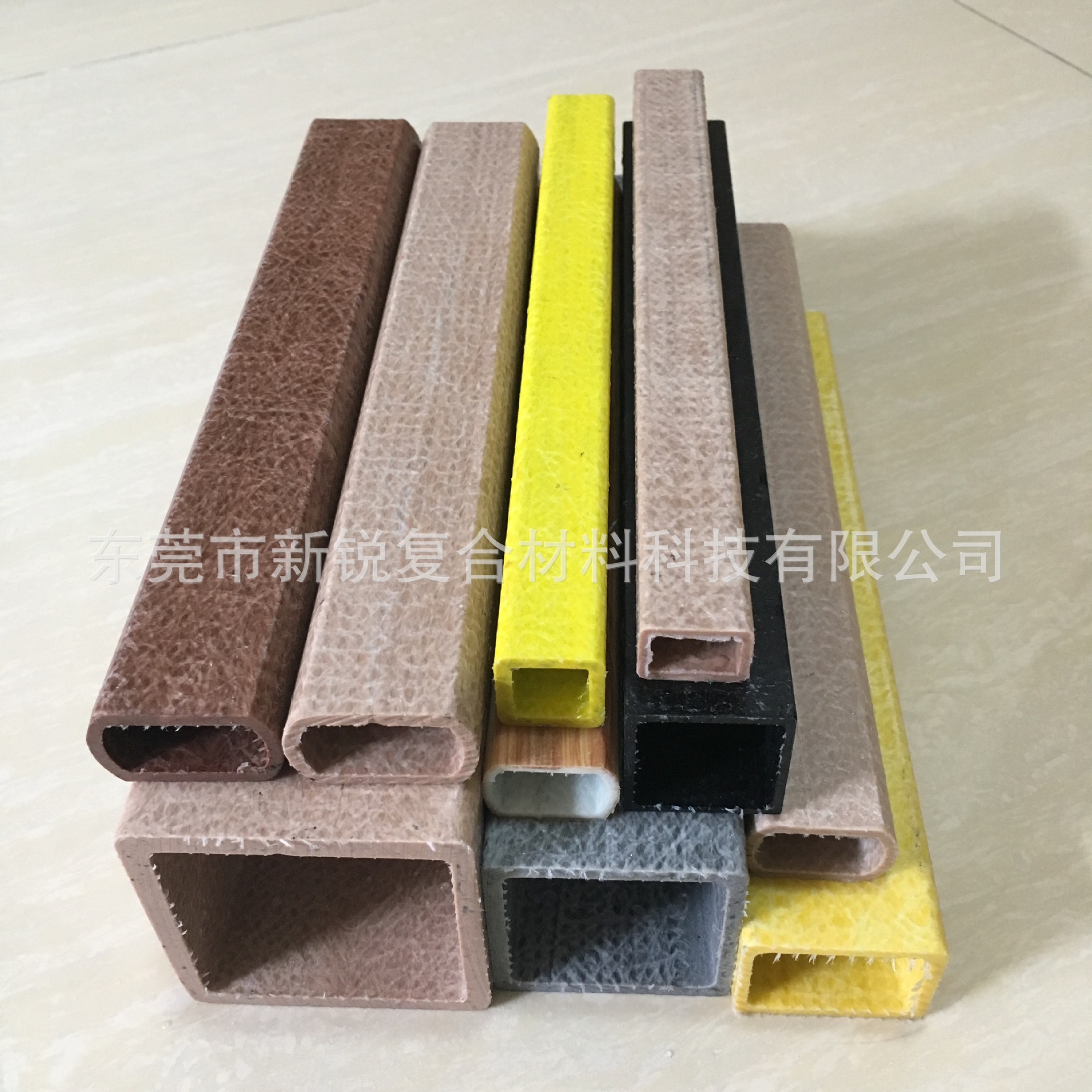 玻璃纤维方管型材高强度现货耐腐蚀方通绝缘管方通厂家供应玻纤管