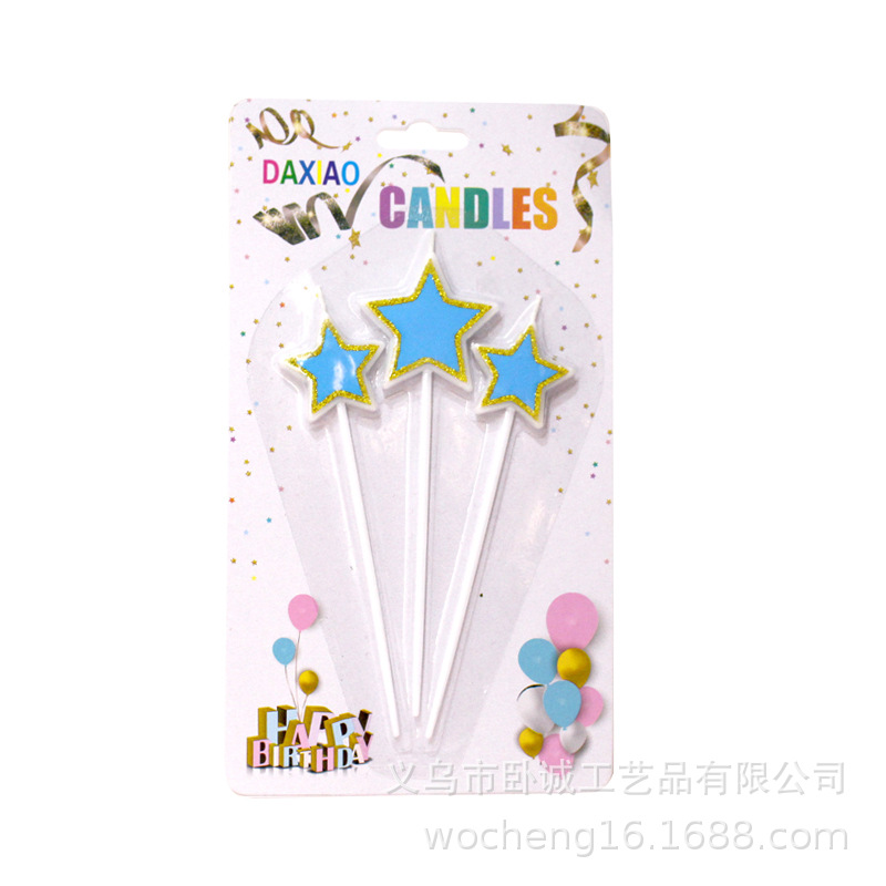 Vela de cumpleaños de polvo dorado brillante 2025 para pastel de cumpleaños de un año, inserto para hornear de parafina, vela de fiesta de cumpleaños sin humo.