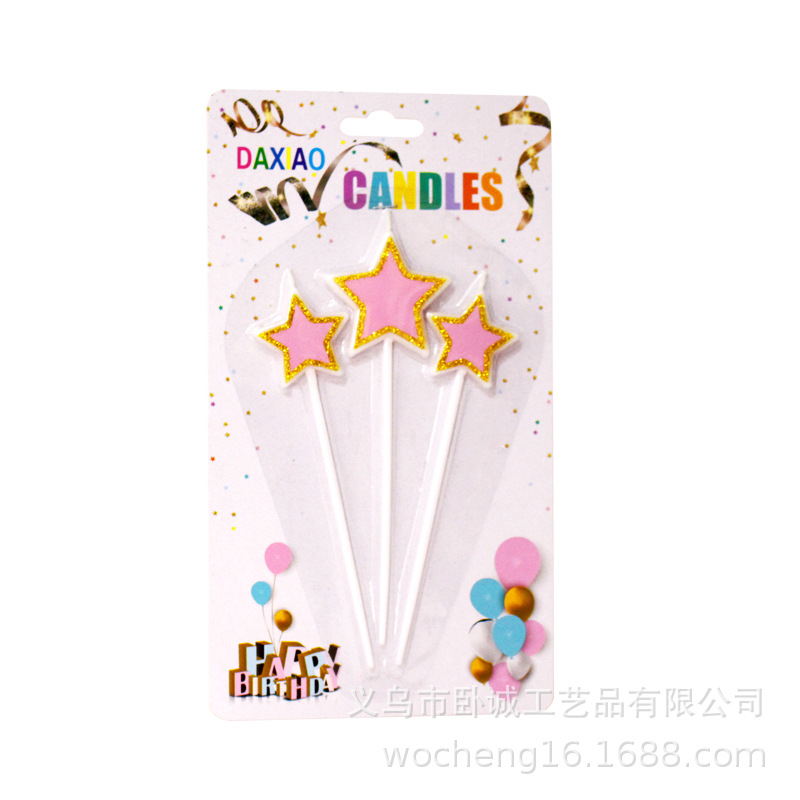 Vela de cumpleaños de polvo dorado brillante 2025 para pastel de cumpleaños de un año, inserto para hornear de parafina, vela de fiesta de cumpleaños sin humo.