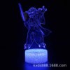 LED acrylic night light, three dimensional touch table lamp, 3D