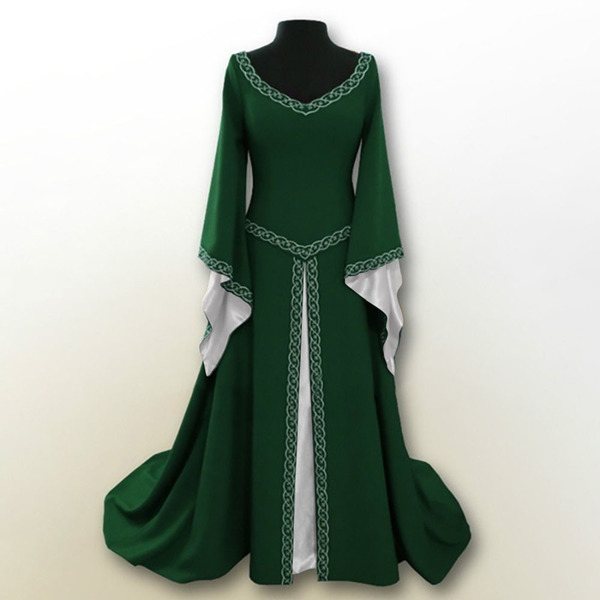 Retro long-sleeve with a round collar