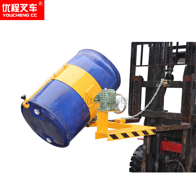 Barril de aceite de barril de abrazadera de barril de aceite de camión de descarga manual de barril de aceite de carretilla elevadora de barril de aceite de abrazadera de barril de descarga de máquina de descarga invertida