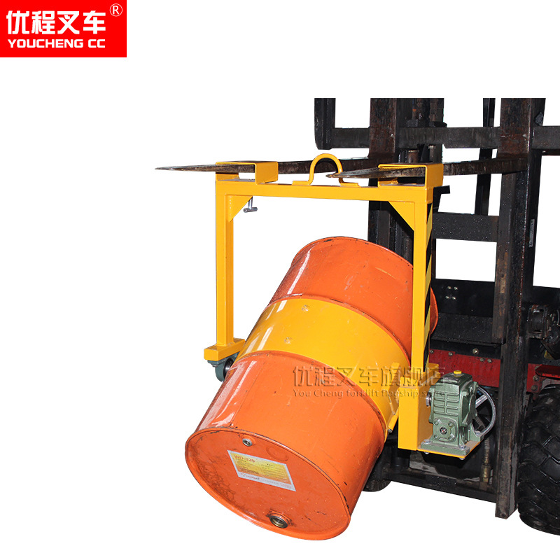 Barril de aceite de barril de abrazadera de barril de aceite de camión de descarga manual de barril de aceite de carretilla elevadora de barril de aceite de abrazadera de barril de descarga de máquina de descarga invertida