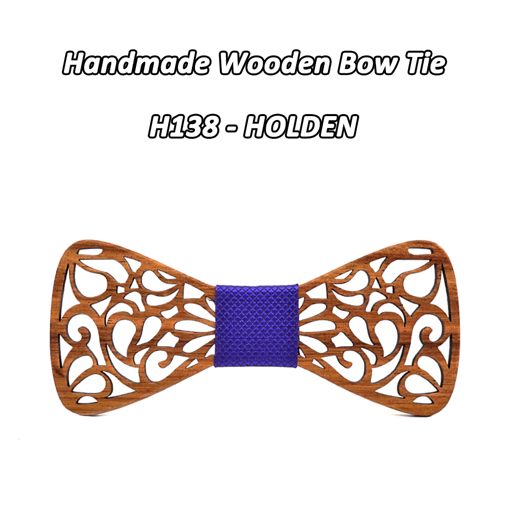 Corbata de madera de cebra hueca, hecha a mano, vintage, ecológica, popular en Europa y América, traje de madera para hombre, traje de madera maciza ecológico. image 14
