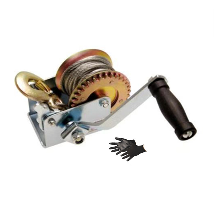 跨境 600lbs 272kg 手摇绞盘  船用绞盘 手动绞盘套装