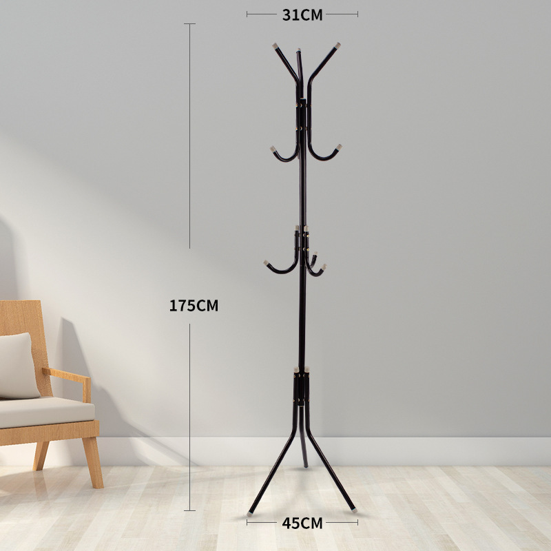 Perchero de pie multifuncional, organizador de dormitorio, estructura simple, fábrica al por mayor