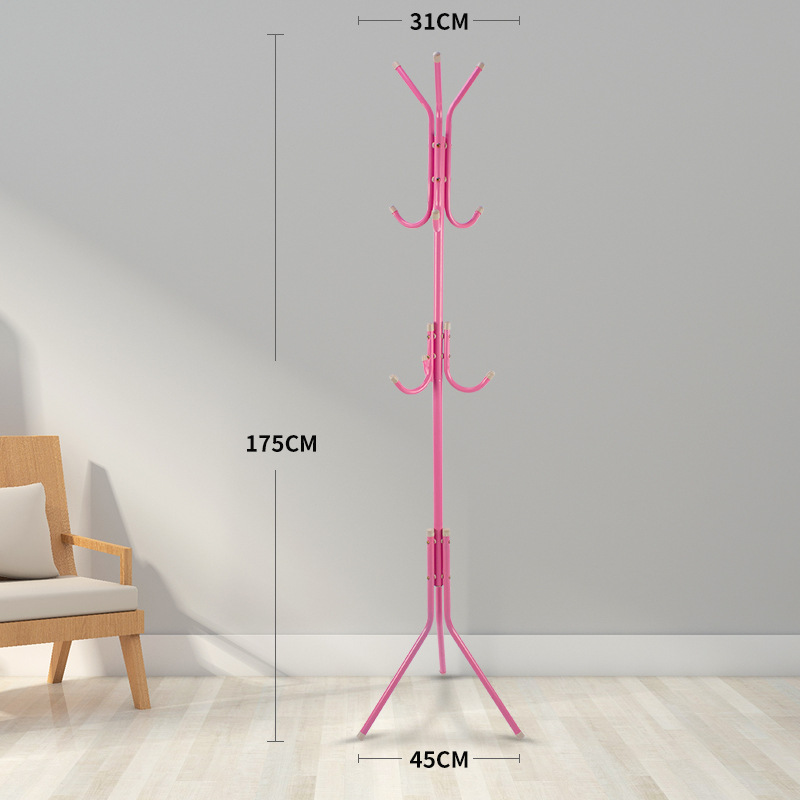 Perchero de pie multifuncional, organizador de dormitorio, estructura simple, fábrica al por mayor