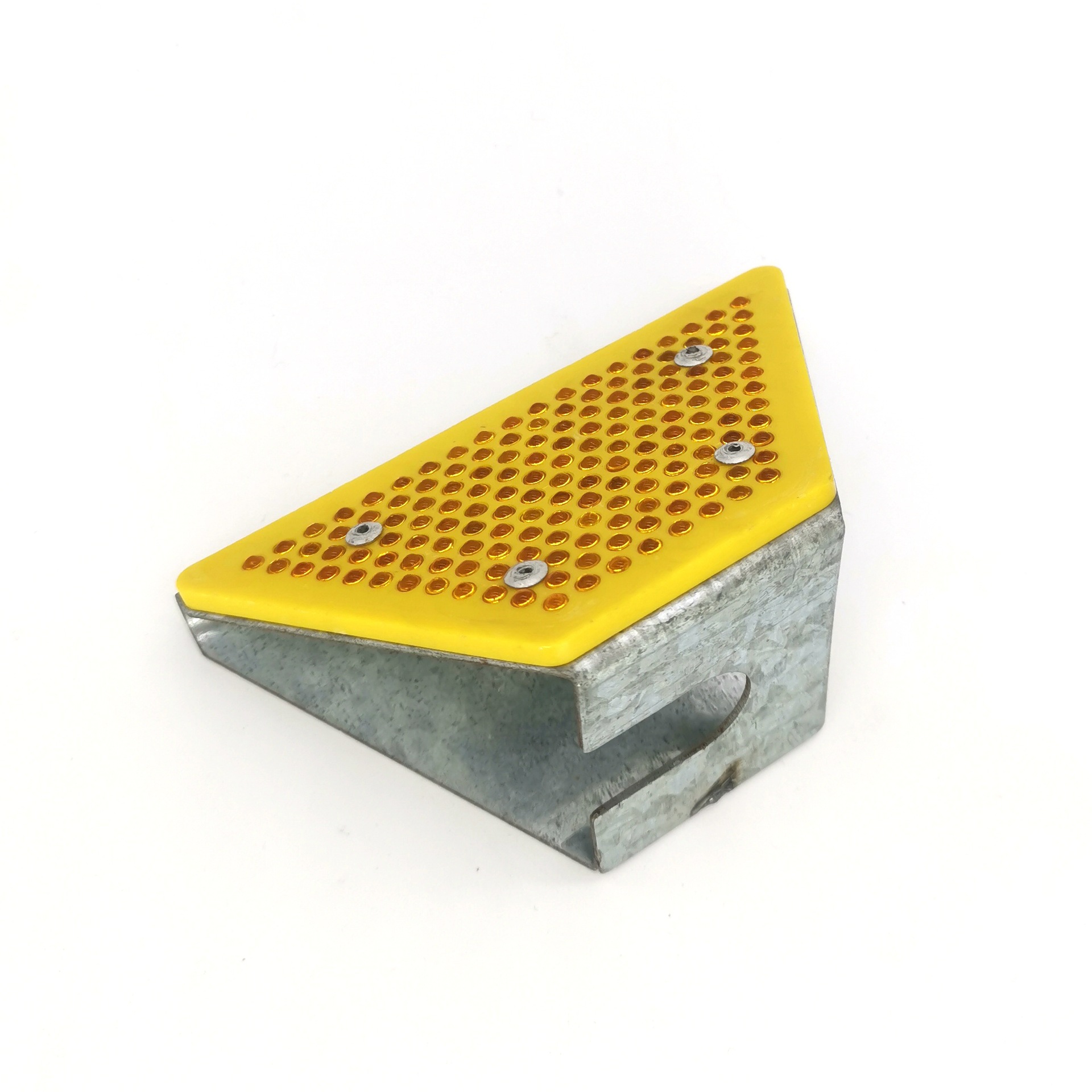 158珠玻璃反光片梯形玻璃珠反射器高速护栏轮廓标