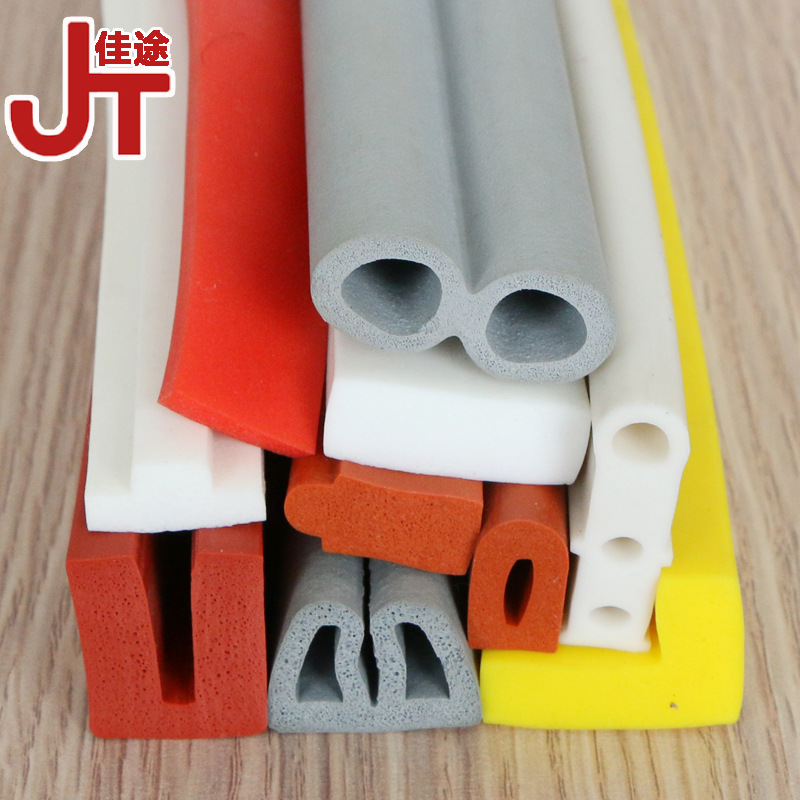 耐高温硅胶发泡U形包边防撞垫条 铁板钢板机械用u形海绵硅橡胶条