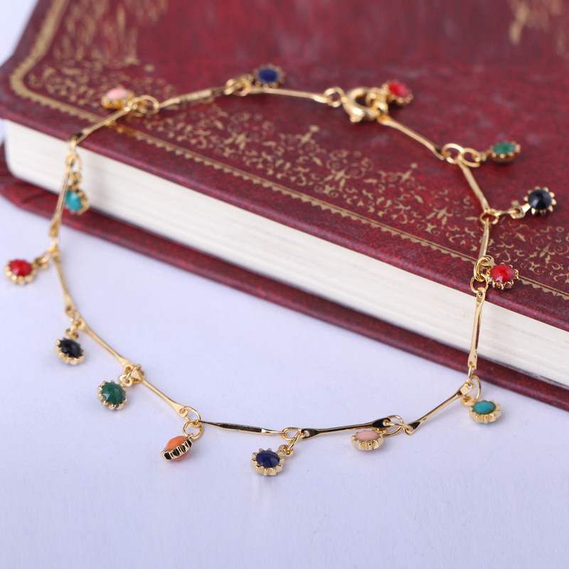 Japanese and Korean Popular Copper Bracelet Sun-Shaped Zircon Bracelet to Express Girlfriend Gift-Giving Bracelet Mori-Style Girlfriend Friendship Chain Japanese and Korean Popular Copper Bracelet Sun-Shaped Zircon Bracelet to Express Girlfriend Gift-Giving Bracelet Mori-Style Girlfriend Friendship Chain