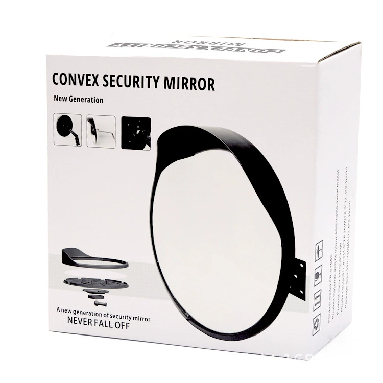 Акриловое широкоугольное зеркало для внутреннего и наружного движения, дорожное широкоугольное зеркало, выпуклое сферическое зеркало, Угловое изогнутое зеркало, противоугонное зеркало