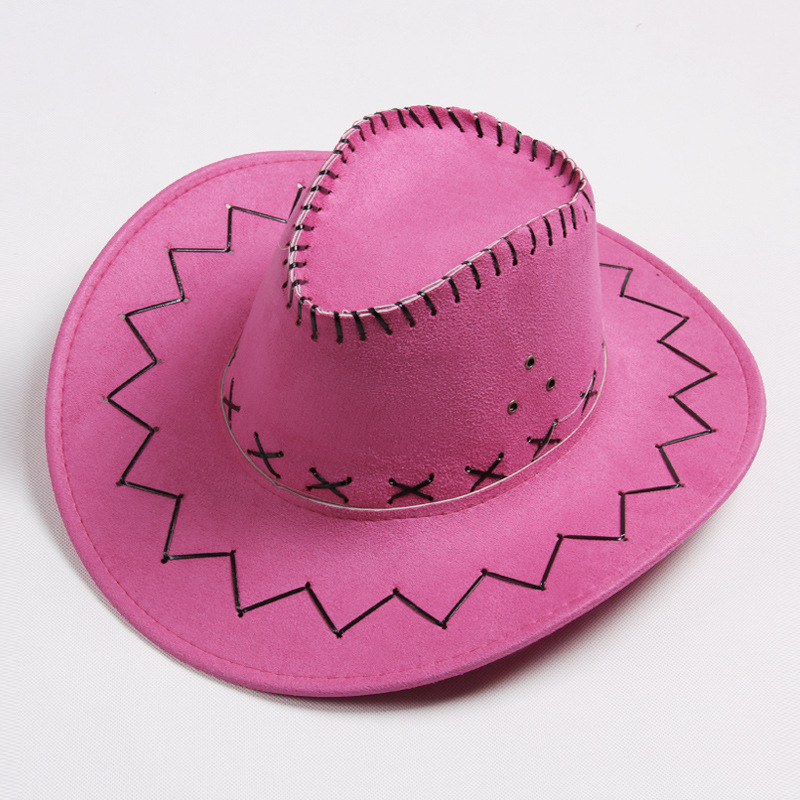 Children-Cowboy Hat Rose Red