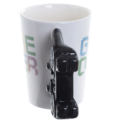 游戏机杯手柄陶瓷杯 游戏机咖啡杯子创意游戏个性马克杯牛奶杯