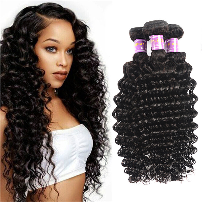 indian human hair deep wave real wig hair curtain a generation of hair