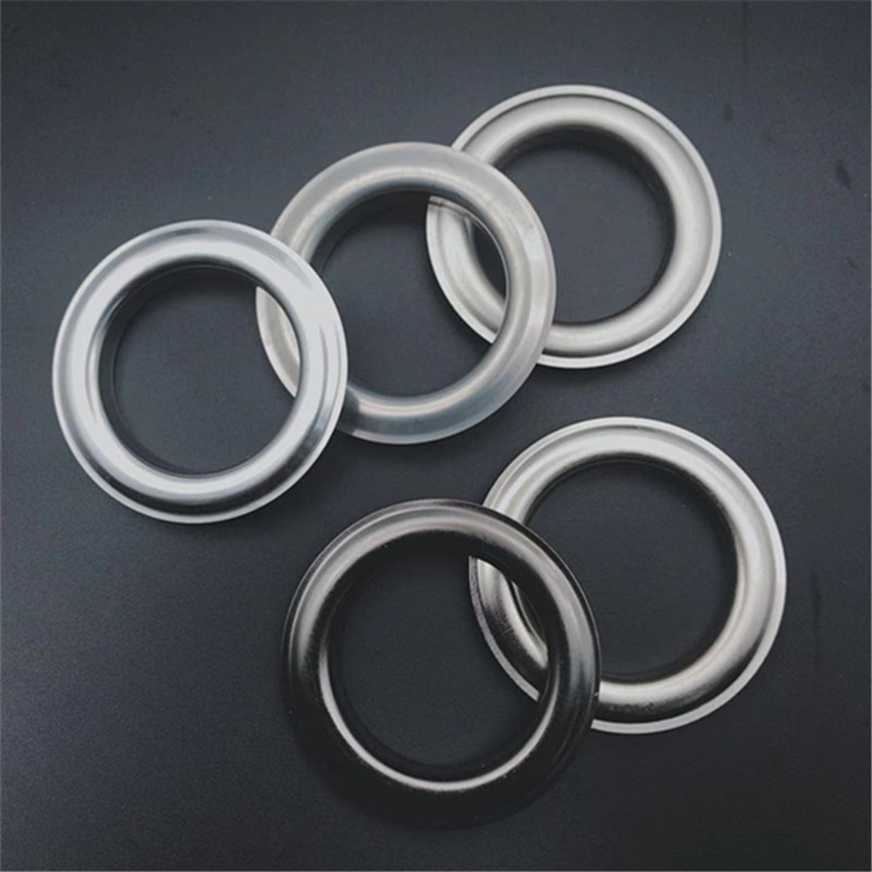 Venta al por mayor hebilla de cortina diámetro interior 4cm redondo metal agujero de aire cortina de tela hebilla de lona hebilla de ojal antioxidante