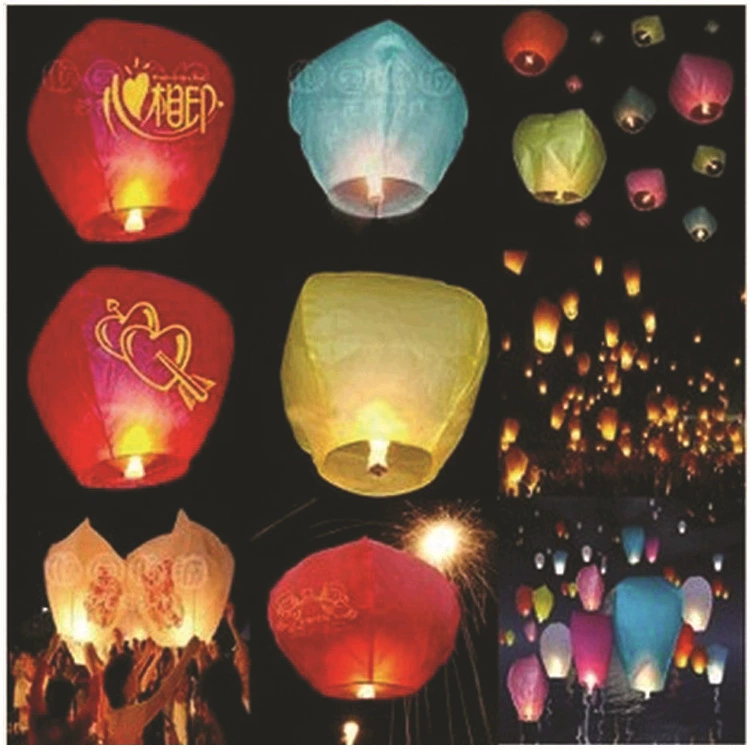 Лампа Kongming лампа желаний огнестойкая безопасность лампа Kongming рисунок Случайная Доставка