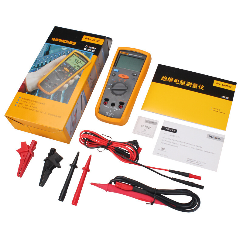 Fluke F1508 絶縁抵抗テスター F1503 デジタル振動計 F1587FC ハンドヘルド絶縁マルチメータ|undefined