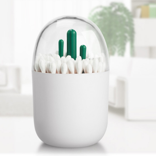 QC 多用途动植物造型牙签收纳盒化妆棉棉签盒小杂物收纳罐