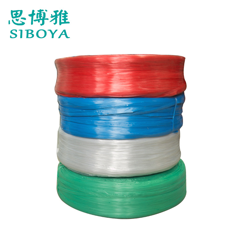 厂家直销全新料优质红白草绳捆扎绳透明包装绳塑料草绳草丙绳
