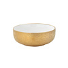 Jiazhou Jinqilin ceramic tableware Creative matte bright light relief gold dishes home dish Western disk soup
