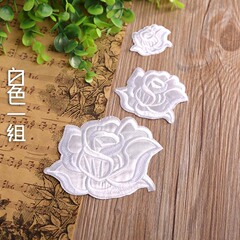 Tablecloth patches, napkin covers, bed sheets with rose patterns - large, medium, and small size combination patches for hotels and restaurants