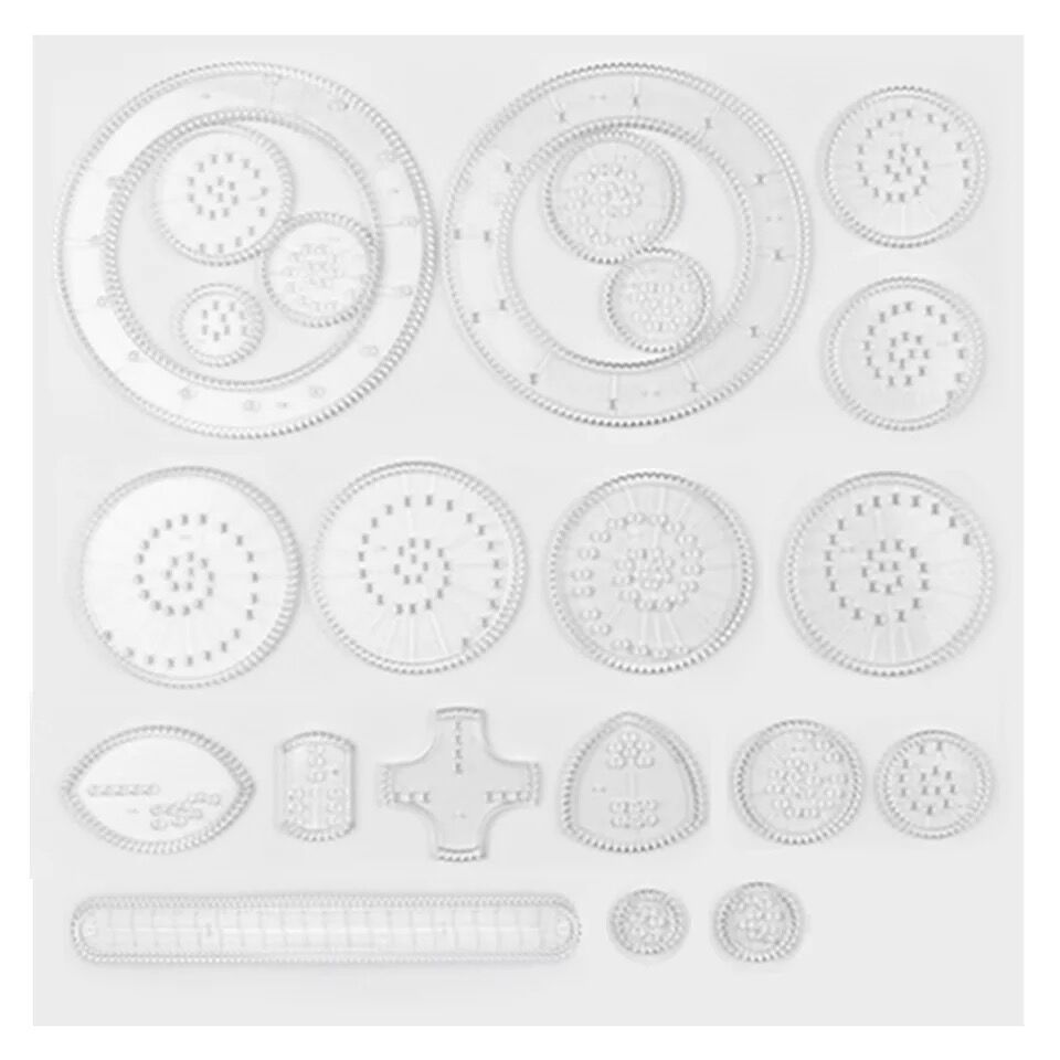 A granel Plantilla de pintura para niños regla inteligencia papelería dibujo caleidoscopio traje caleidoscopio mágico accesorios de juguete